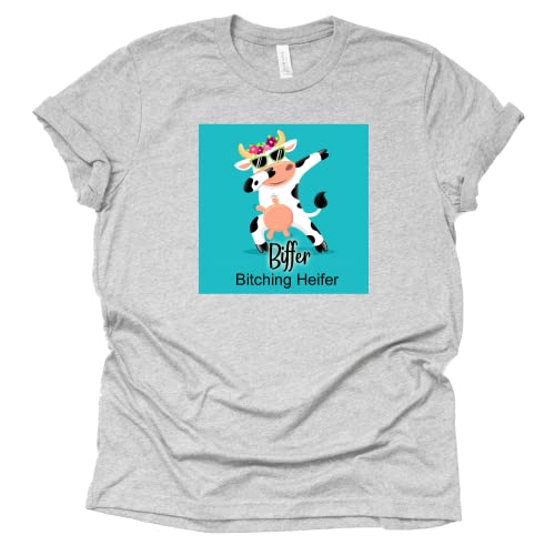 Biffer Bitching Heifer Cow Dancing T-Shirt, Shoelover99 Merch, Ophelia Nichols Unisex Sizing