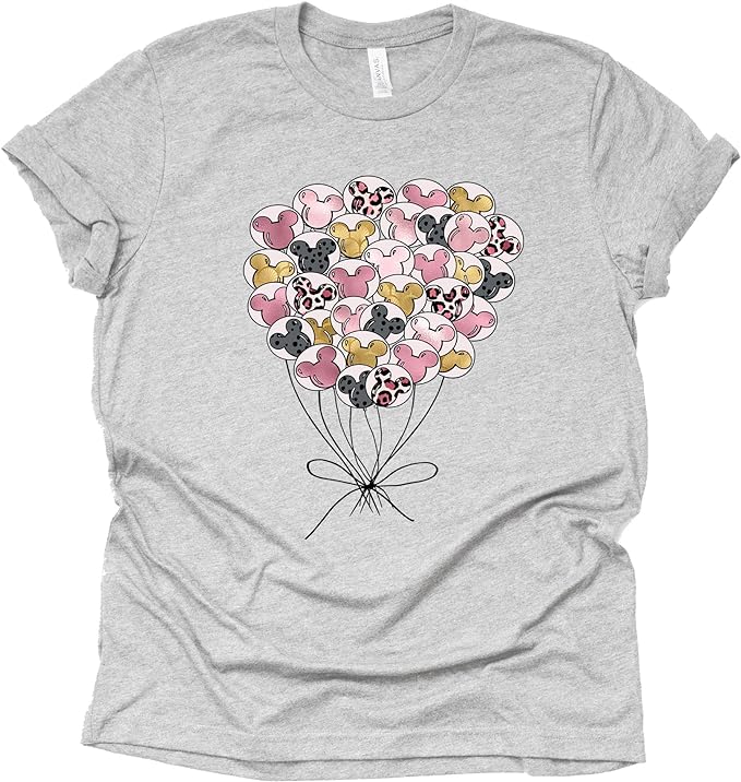 Mickey Balloons Shirt, Disney Leopard Shirt, Animal Kingdom Shirt, Safari Shirt Casual Short Sleeve Shirt