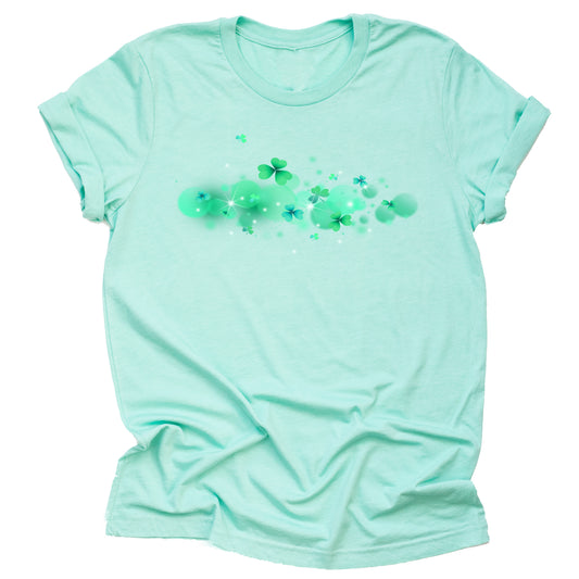 St. Patrick Shamrock Fantasy Casual Short Sleeve Unisex Shirt