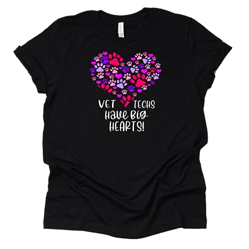 Vet Tech Have Big Hearts Veterinarian Vet Tech T-Shirt for Pet Lovers Shirt Unisex Short Sleeve