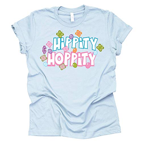Hippity Hoppity Shirt, Easter Shirt for Women Tee T-Shirt Unisex Short Sleeve