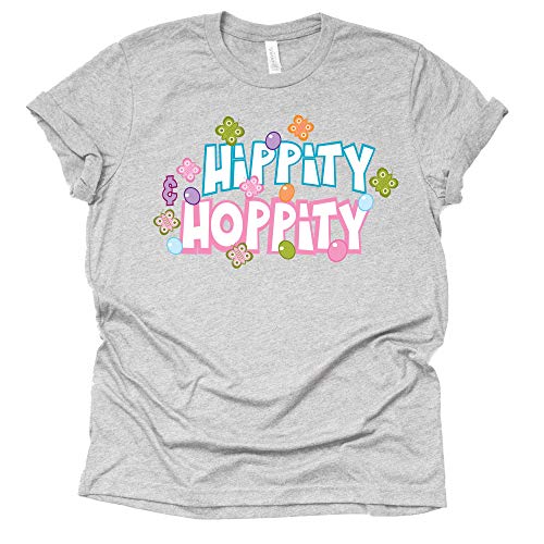 Hippity Hoppity Shirt, Easter Shirt for Women Tee T-Shirt Unisex Short Sleeve
